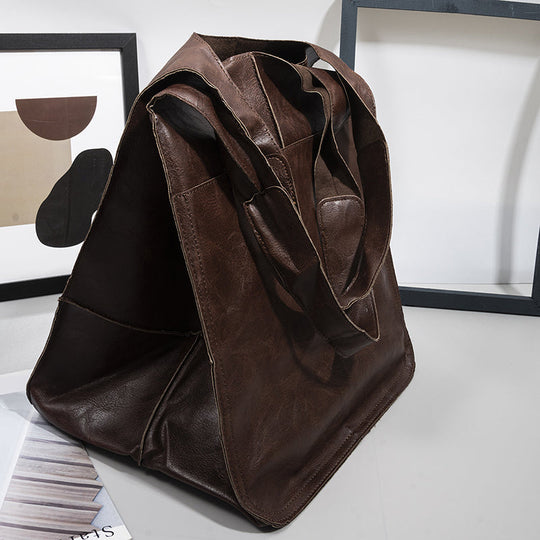 Geräumige Retro-Shopper-Tasche für Damen