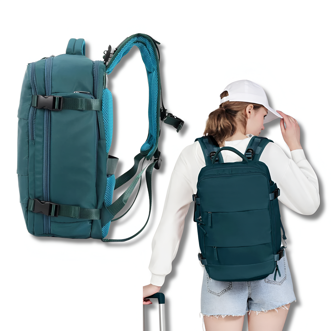Multifunktionaler Reiserucksack mit USB-Anschluss für Damen