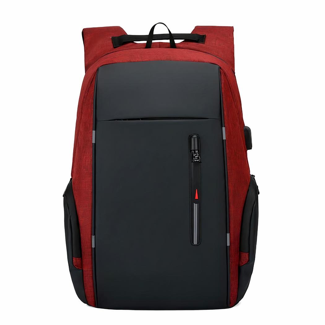 Wasserabweisender USB-Lade-Rucksack für Herren