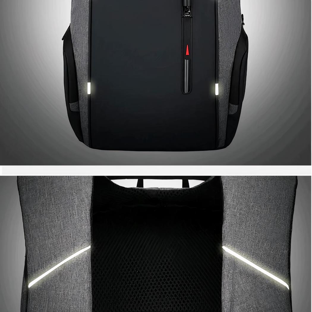 Wasserabweisender USB-Lade-Rucksack für Herren