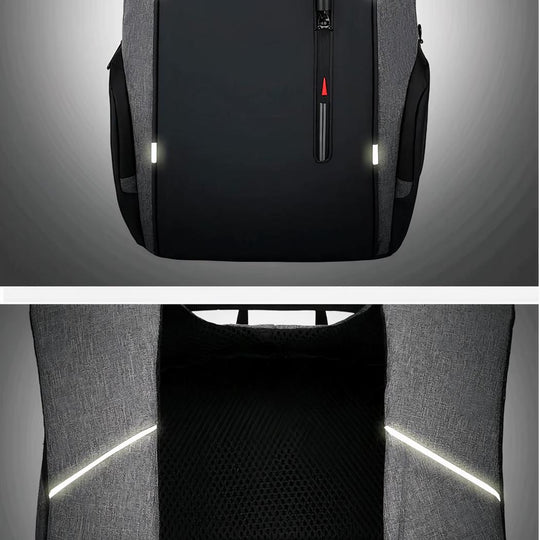 Wasserabweisender USB-Lade-Rucksack für Herren