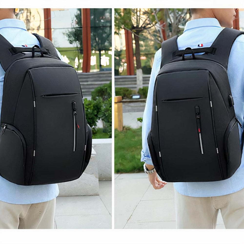 Wasserabweisender USB-Lade-Rucksack für Herren