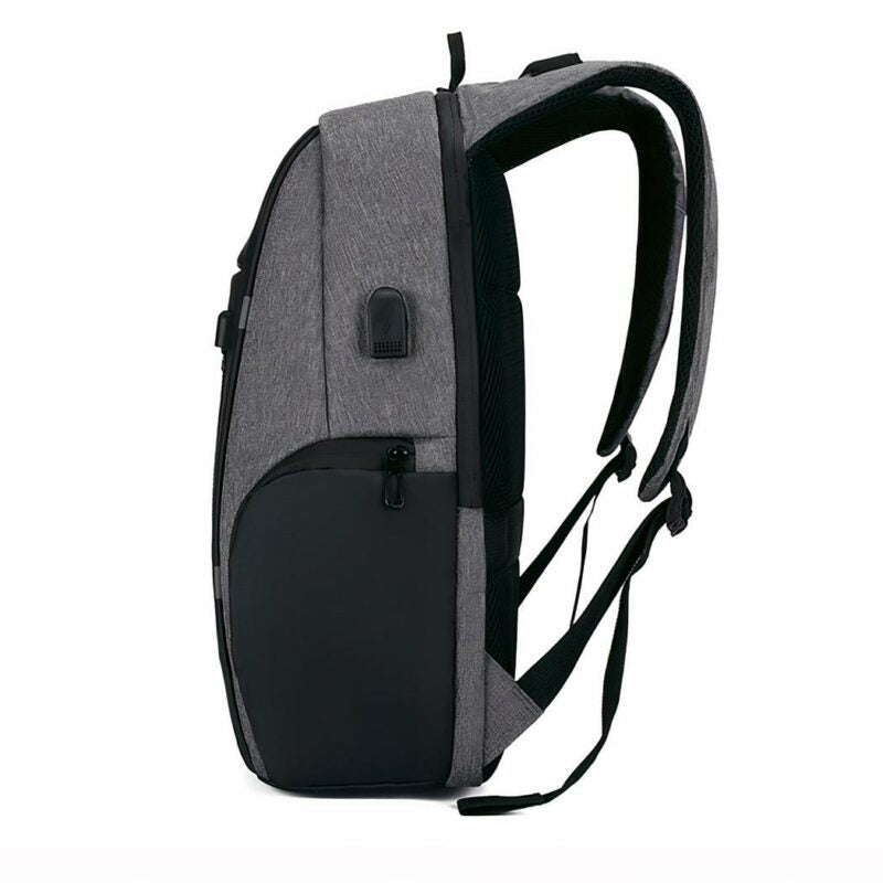 Wasserabweisender USB-Lade-Rucksack für Herren