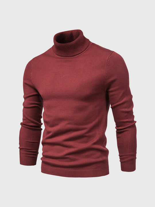 Rollkragenpullover mit zeitlosem Design für Herren