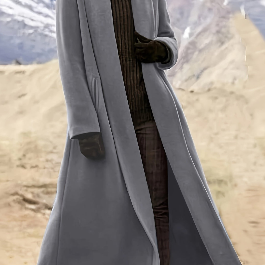 Langer Trenchcoat mit Reverskragen für Damen