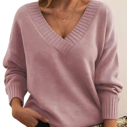 Damen Kaschmirpullover Weicher Strickpullover