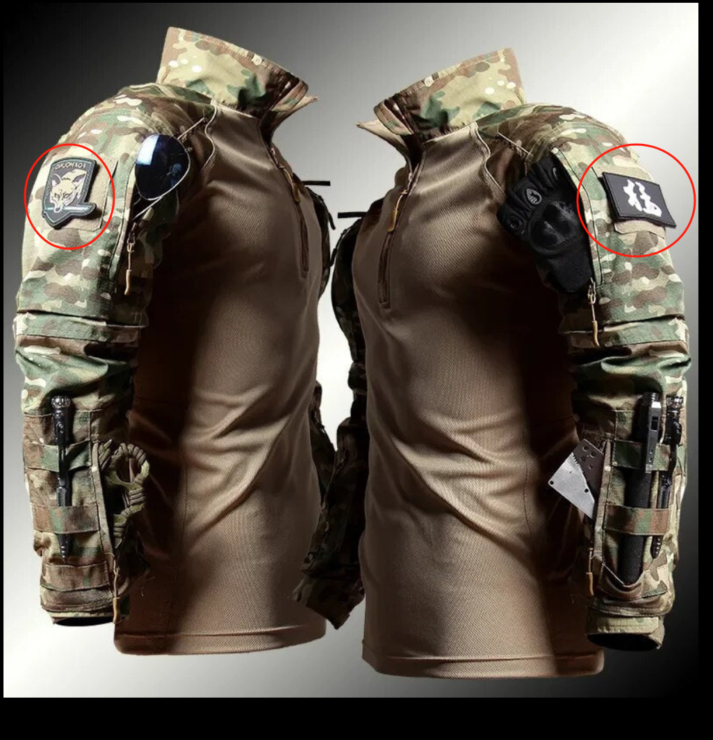 Herren Taktik Set Mit Combat Longsleeve Und Cargo Hose