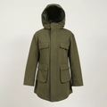 Damen Winddichte Arbeitsjacke Mit Kapuze Und Mehreren Taschen