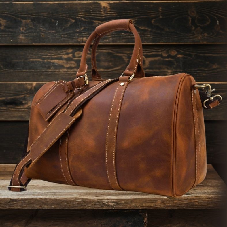 Hochwertige Vintage Reisetasche für Herren