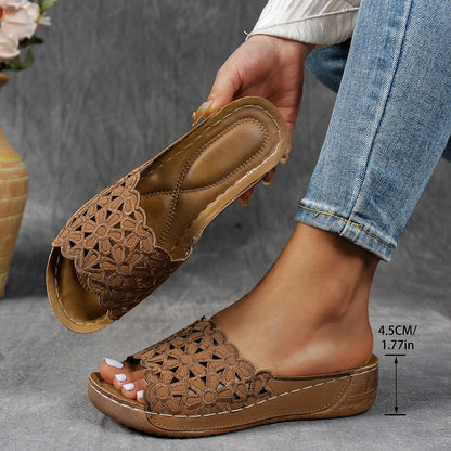 Stilvolle Netz-Sandalen für Damen