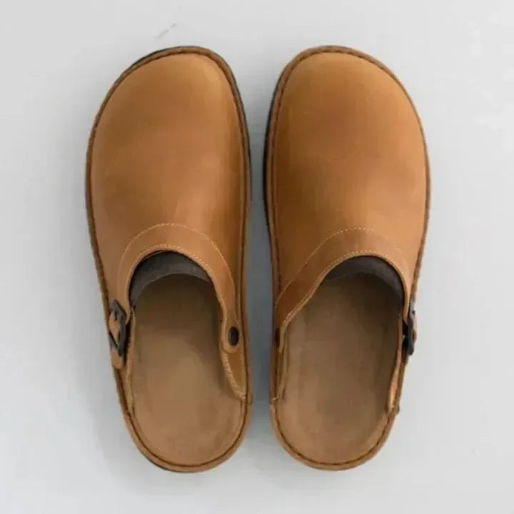 Herren Clogs Mit Verstellbarem Riemen Und Klassischem Design