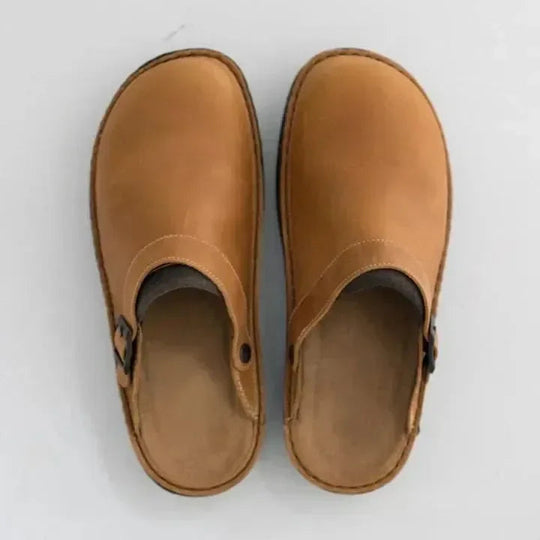 Herren Clogs Mit Verstellbarem Riemen Und Klassischem Design
