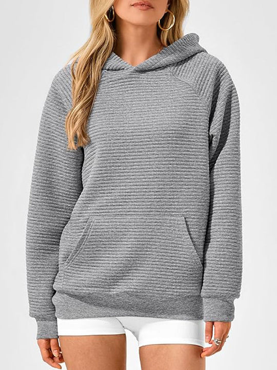 Damen Hoodie Mit Kapuze Und Kängurutasche