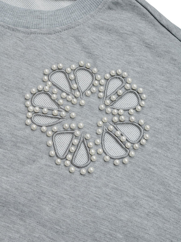 Damen Sweatshirt Mit Puffärmeln Und Cut Out Details