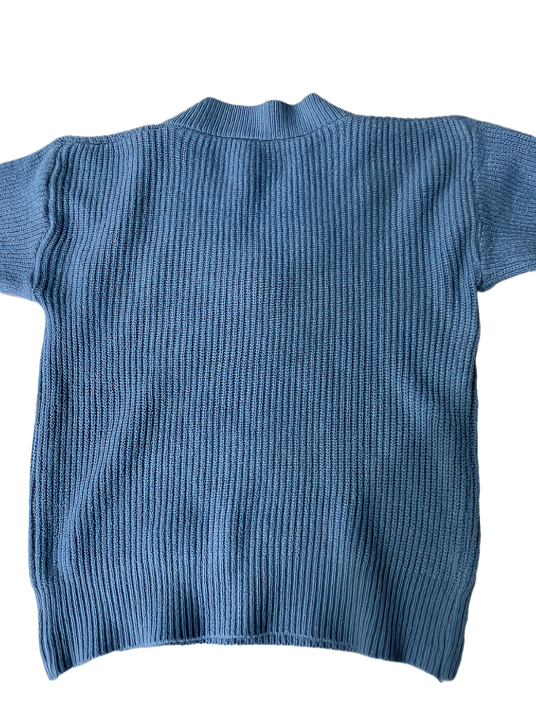 Locker geschnittener V-Ausschnitt Pullover für Damen