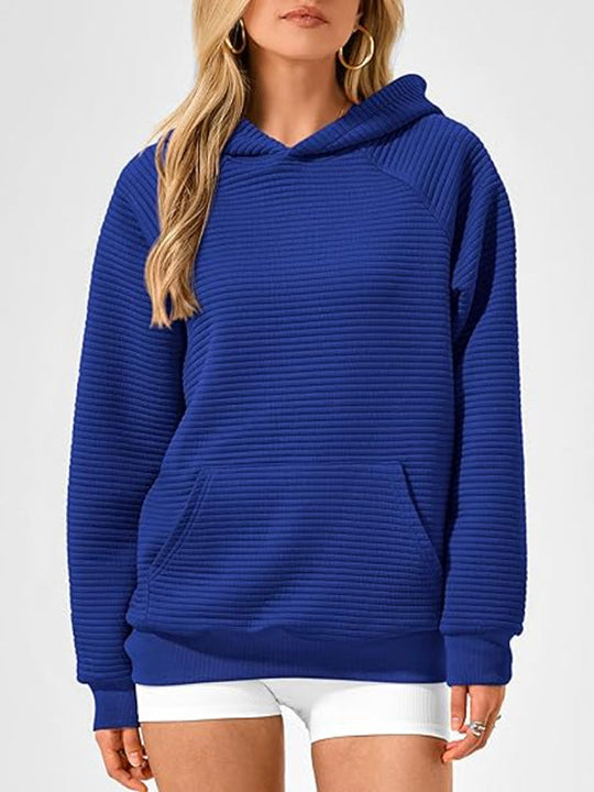 Damen Hoodie Mit Kapuze Und Kängurutasche