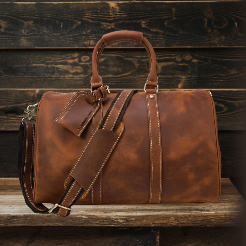 Hochwertige Vintage Reisetasche für Herren