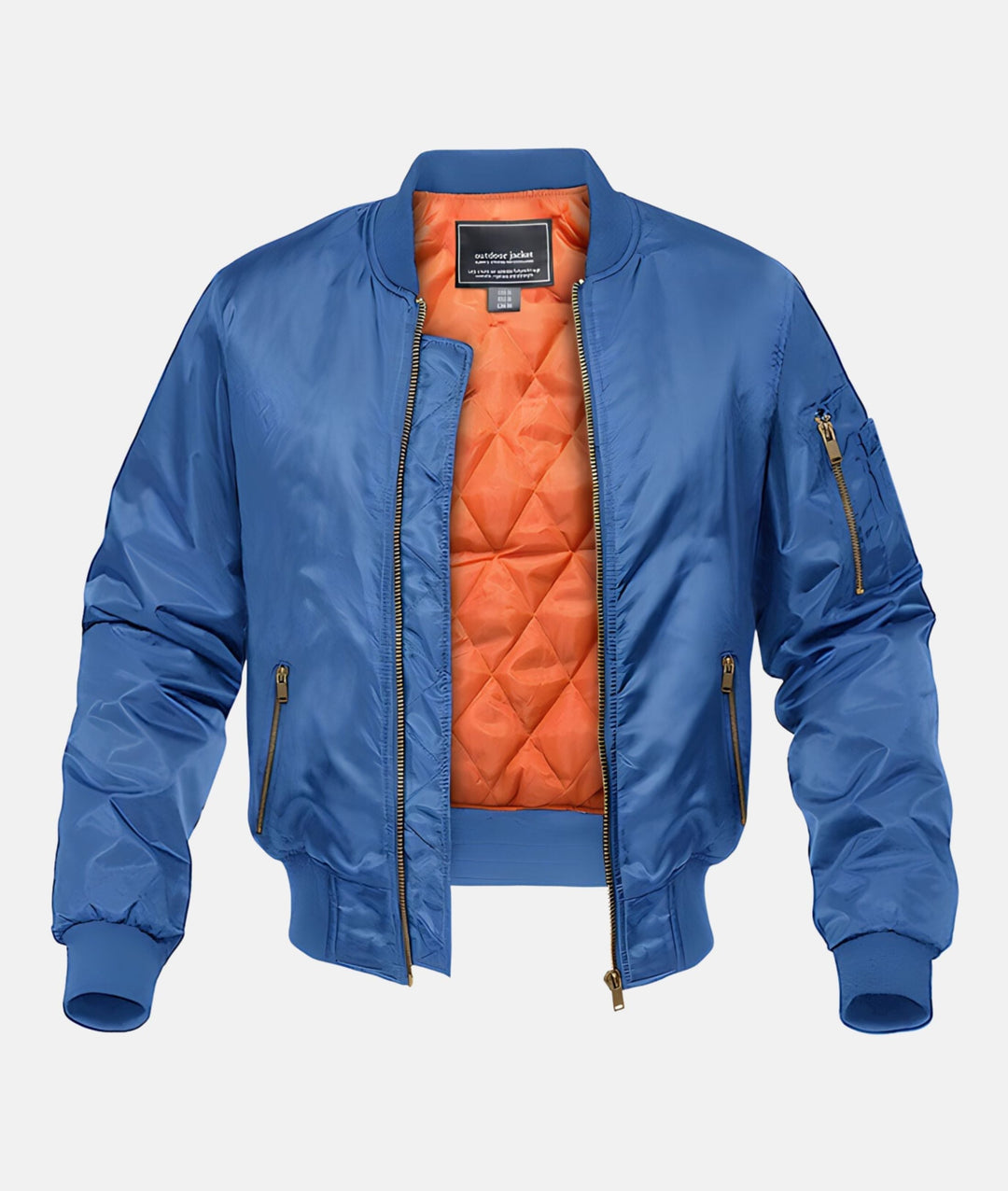 Herren Bomberjacke Mit Klassischem Pilotenstil