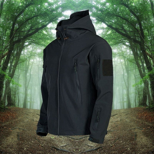 Herren Outdoor Jacke Mit Taschen Und Kapuze