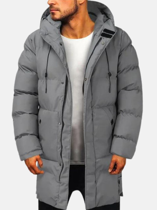 Herren Parka Jacke Mit Wattierung Für Wintertage