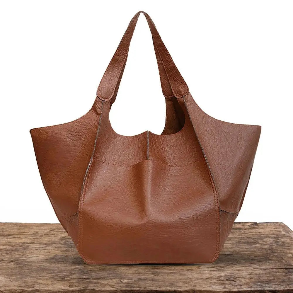 Geräumige Henkeltasche mit Vintage-Charme für Damen
