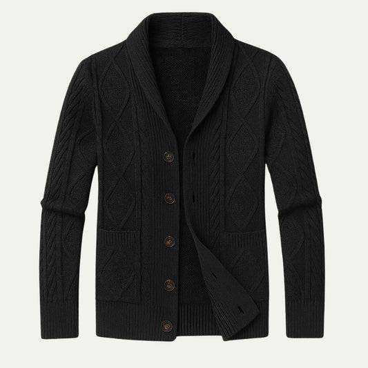 Herren Cardigan Mit Klassischem Design