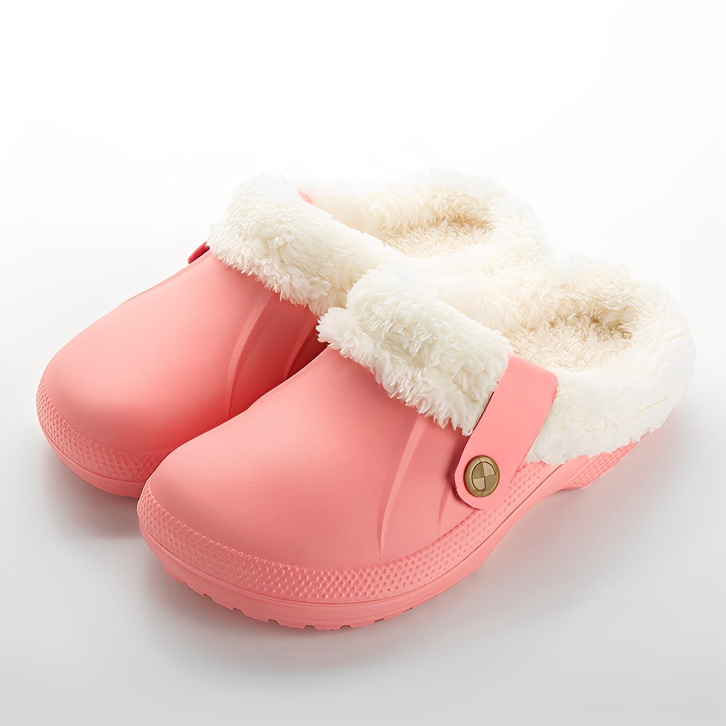 Damen-Fleecegefütterte Warme Clogs