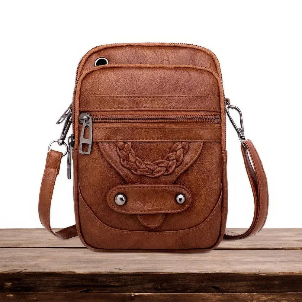 Praktische Retro Schultertasche für Damen
