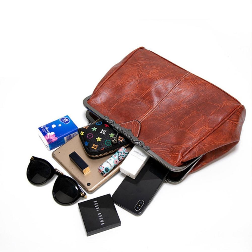 Moderne Retro-Handtasche für Damen