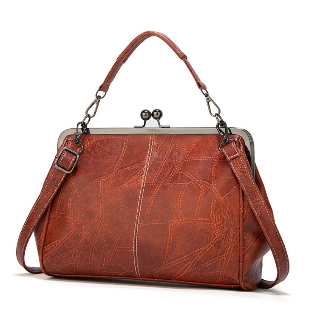 Moderne Retro-Handtasche für Damen