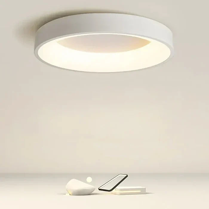 Runde LED-Deckenlampe – Skandinavisches Design & warmweißes Licht