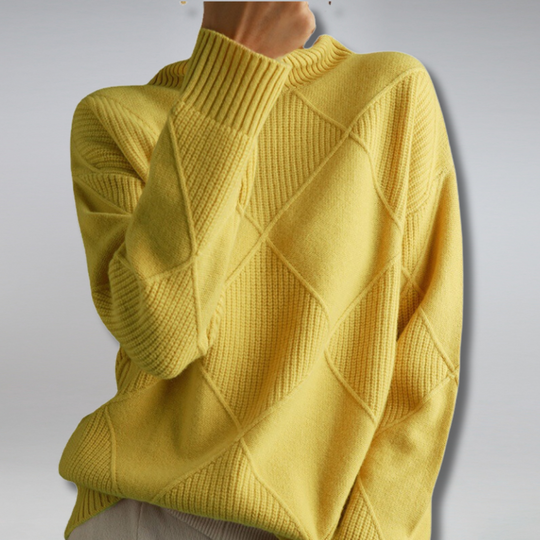 Rollkragenpullover aus Kaschmir mit klassischem Design für Damen