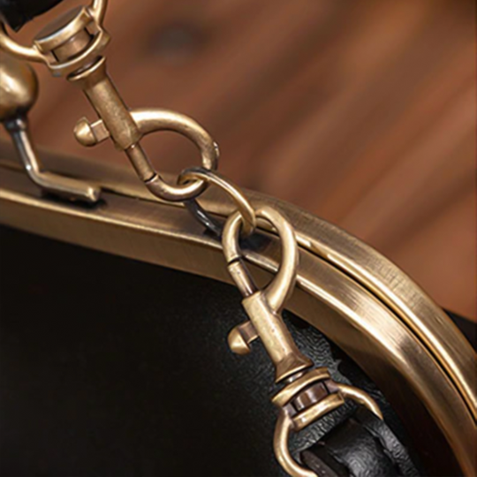 Elegante Vintage-Kisslock-Tasche für Damen