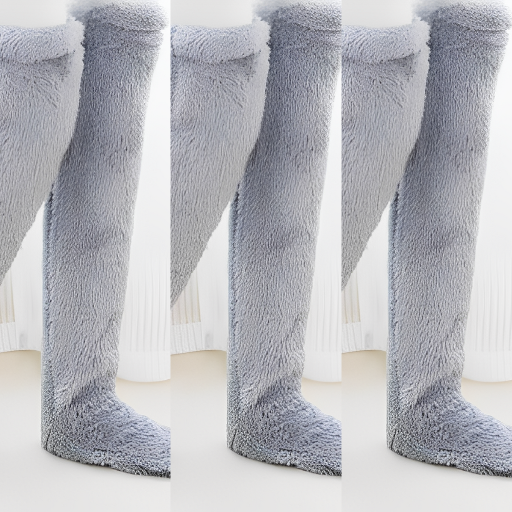 Damen warme Overknee-Wintersocken