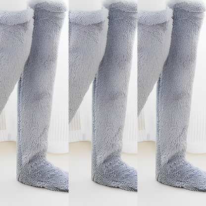 Damen warme Overknee-Wintersocken