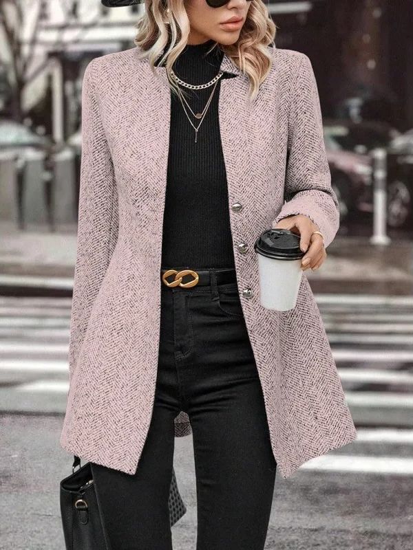 Damen Langärmeliger Trenchcoat – Stilvoll & Zeitlos