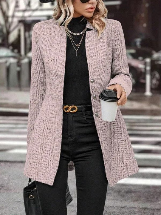 Damen Langärmeliger Trenchcoat – Stilvoll & Zeitlos