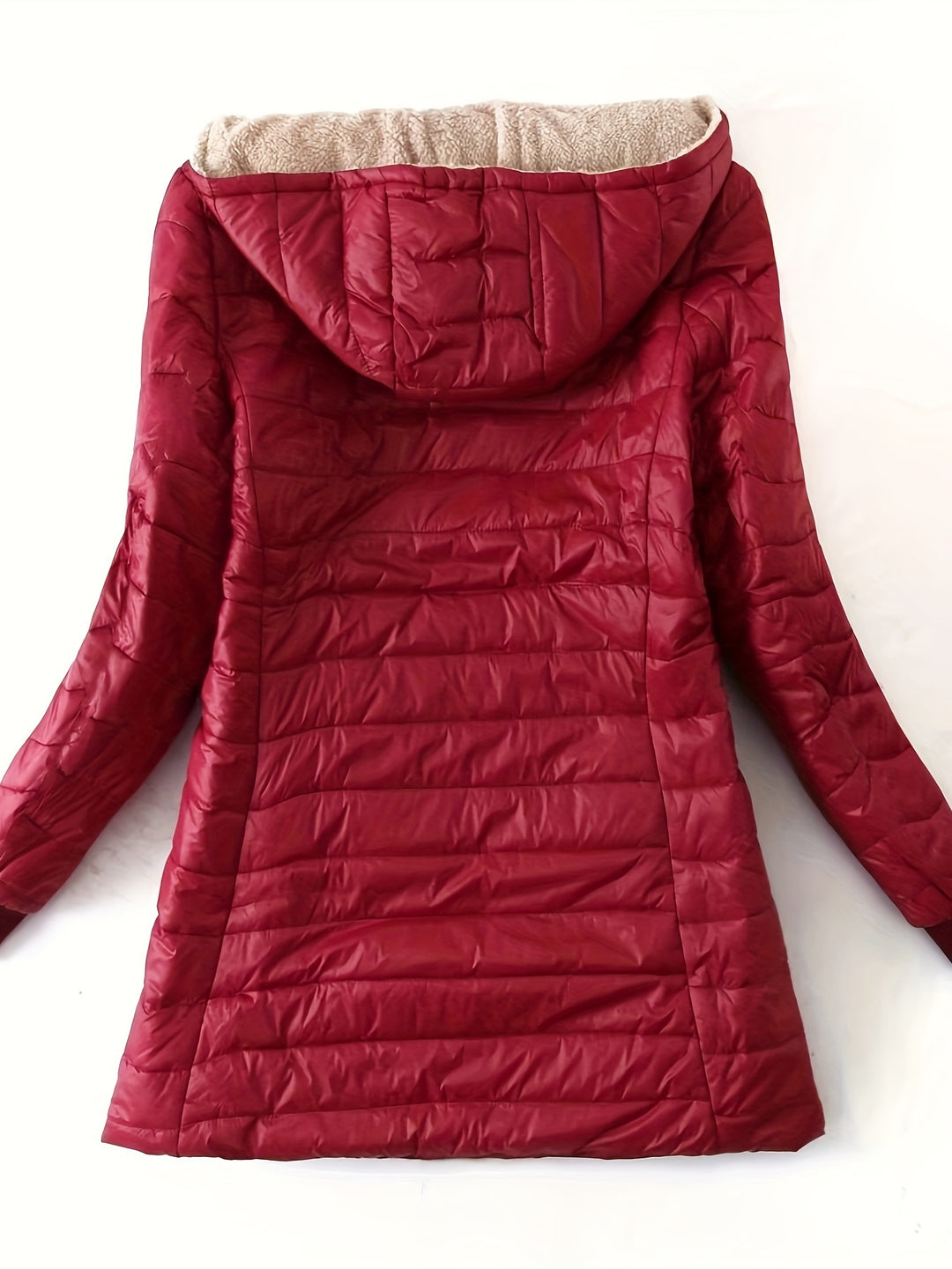Midi-Steppmantel mit Fleecefutter für Damen