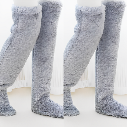 Damen warme Overknee-Wintersocken