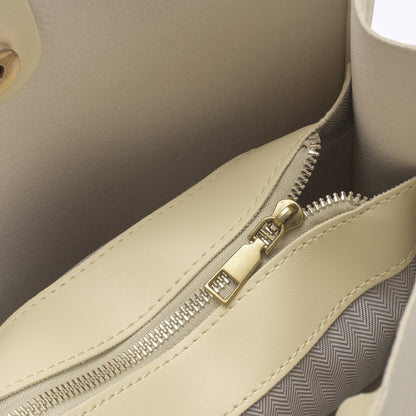 Vegane Leder-Shopper-Tasche Leicht und Strukturiert