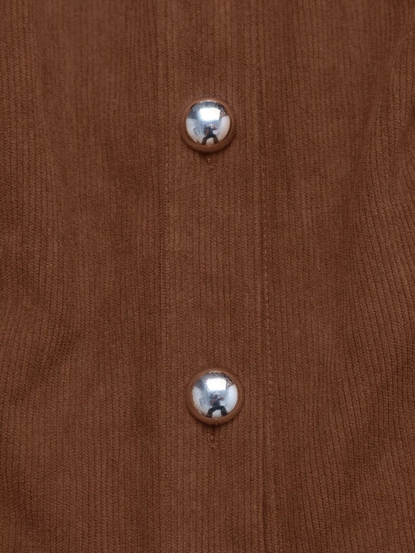 Langärmeliges Freizeitkleid mit Knopfleiste vorne