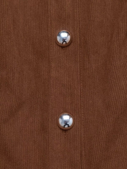 Langärmeliges Freizeitkleid mit Knopfleiste vorne
