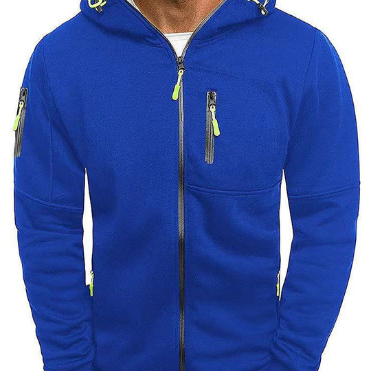 Sportliche Kapuzenjacke mit Reißverschluss für Herren