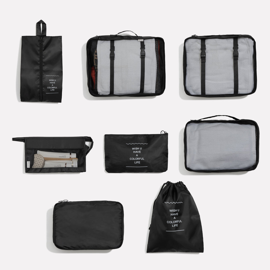 Praktisches 8-teiliges Packwürfel-Set für Damen