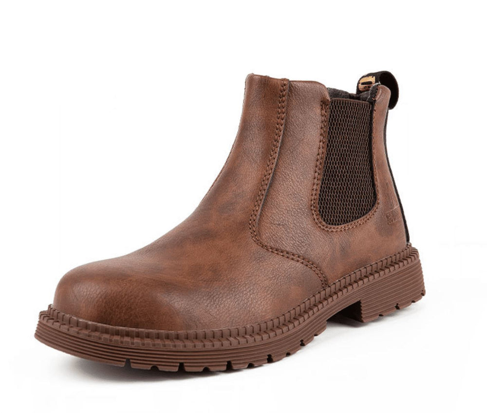 Herren Sicherheitsstiefel Mit Stahlkappe Und Klassischem Design