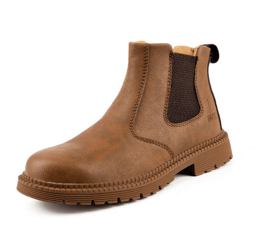 Herren Sicherheitsstiefel Mit Stahlkappe Und Klassischem Design