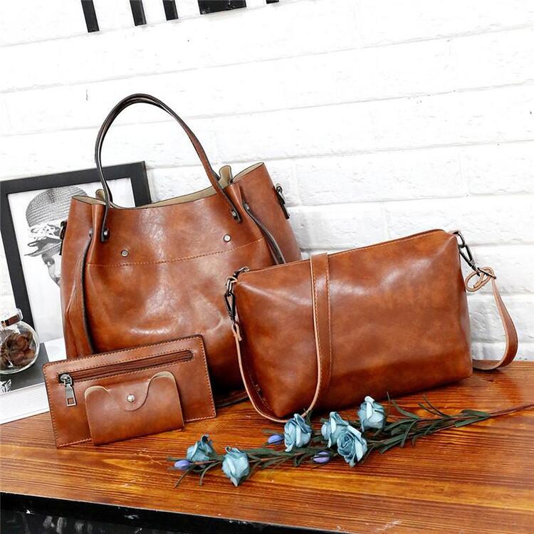 Elegantes 4-teiliges Taschenset für Damen
