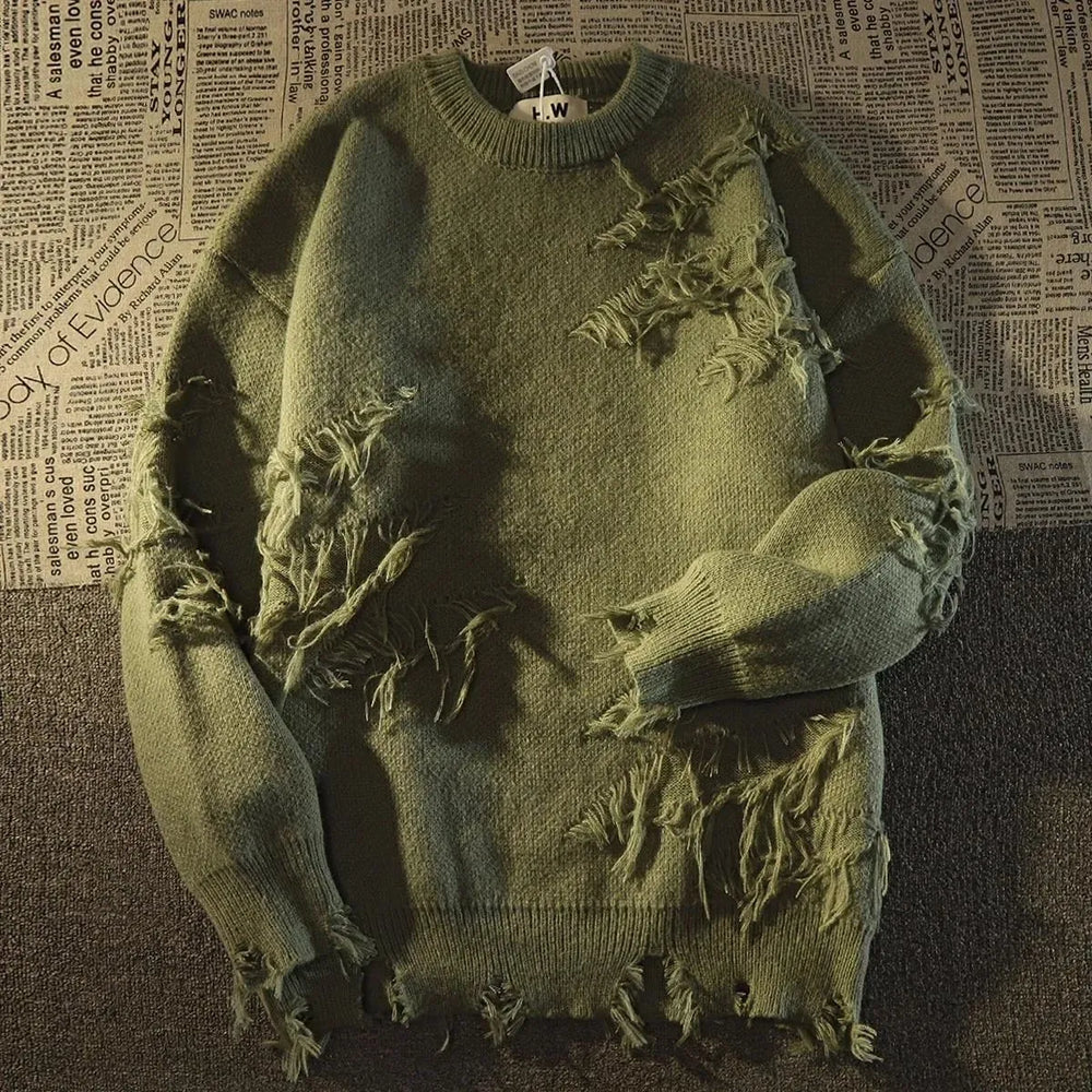 Herren Pullover Mit Lockerem Schnitt