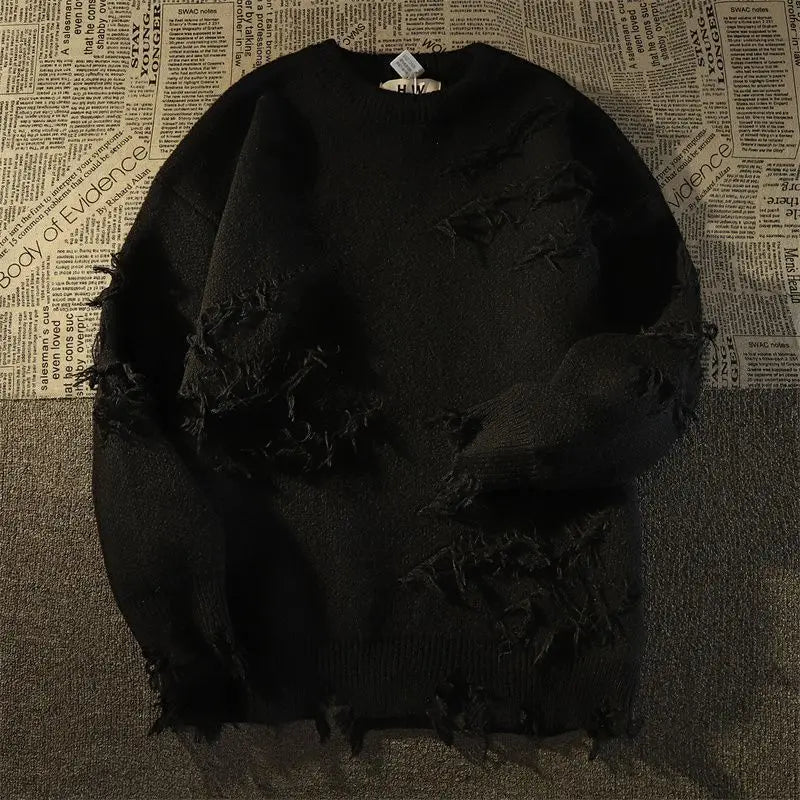 Herren Pullover Mit Lockerem Schnitt