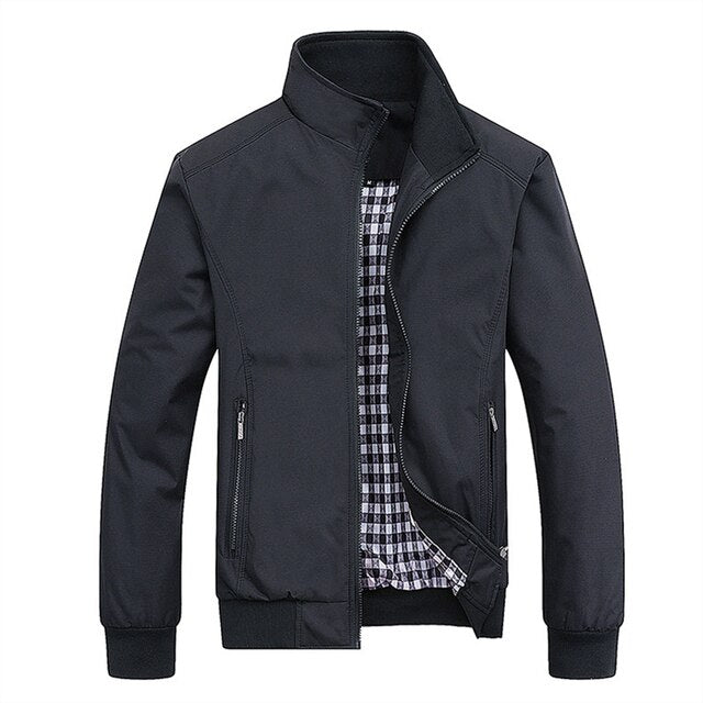 Herren Slim Fit Bomberjacke Für Frühling Und Herbst